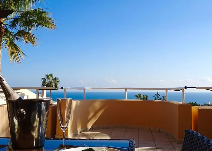 Malibu Mansion Club La Costa World With Sea View And Hydromassage Bath In Mijas Costa Appartement *